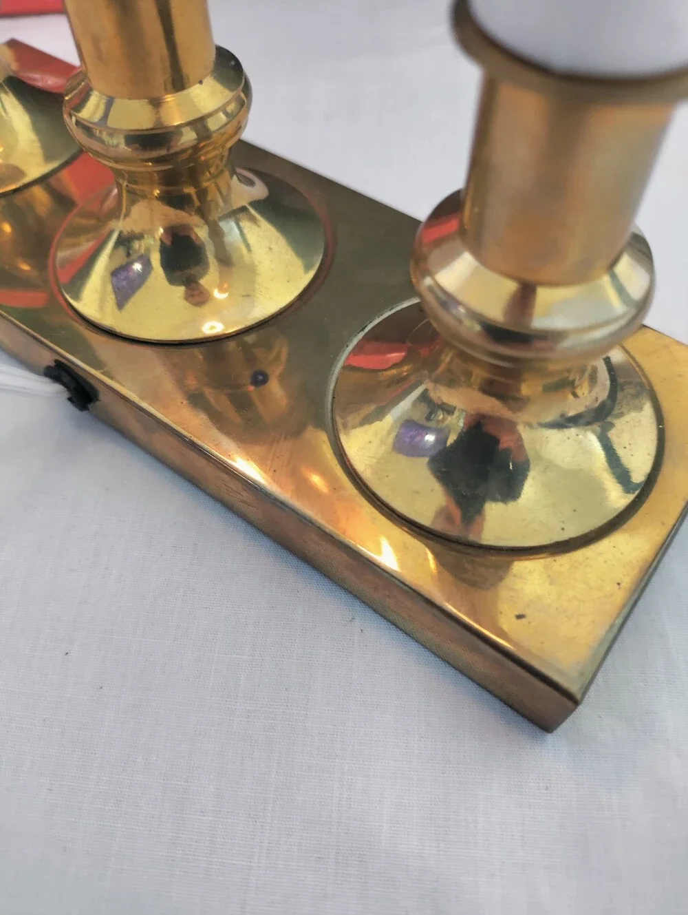 Kurt Adler Triple Electric Candelabra with Silicone Bulbs